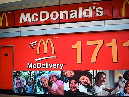 McDelivery is a service that McDonald’s provides overseas to ease ...