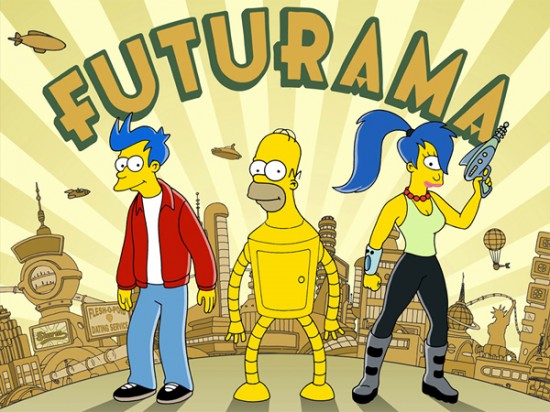  some more awesome Futurama Simpsons crossovers in the same vein